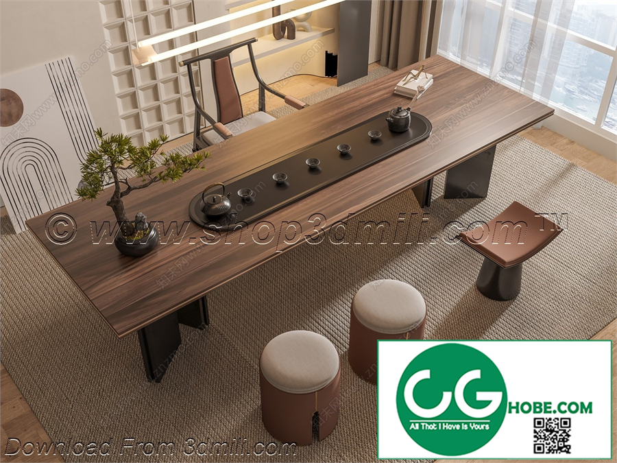 Tea Room 53 3D Model